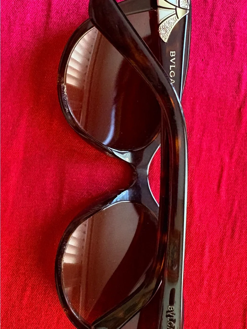 Bulgari cat eye Tortoiseshell Sunglasses - Brown